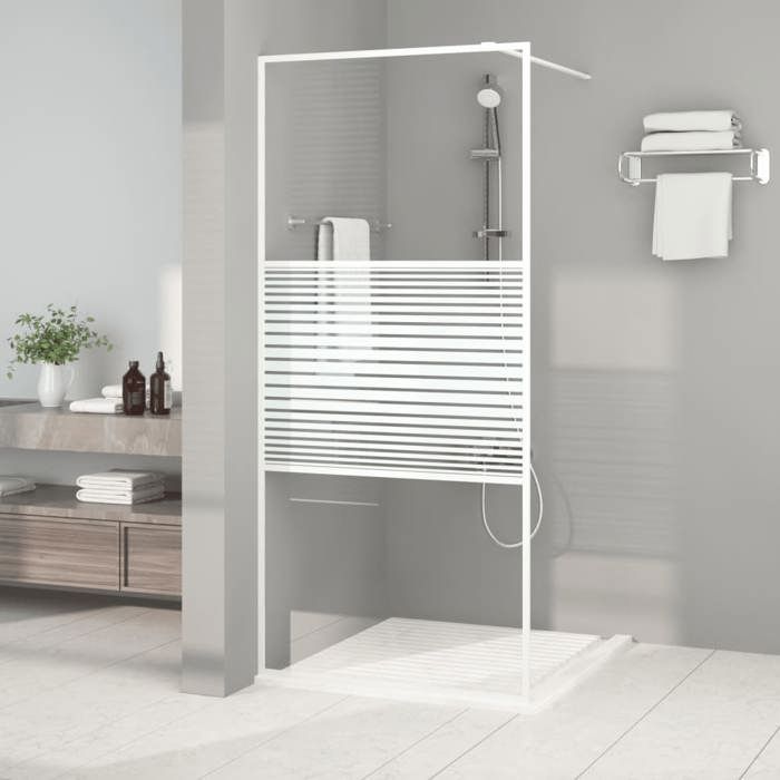 vidaXL Paroi de douche 90x195cm Verre ESG - vue 2