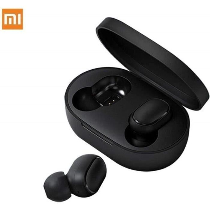 Photo de xiaom-redmi-airdots-noir-ecouteurs-bluetooth-oreillette-bluetooth-5-0