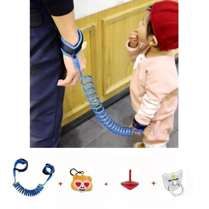 LATRAT Harnais Sécurité Enfant - Laisse Anti-perte Réglable - 2PCS - Pour Shopping Et Voyages En Famille