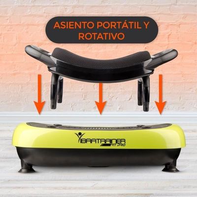 Plateforme Vibrante FITNATION Rock N' Fit SV Echelon - Noir/vert, Neuve, 330 Lb Max