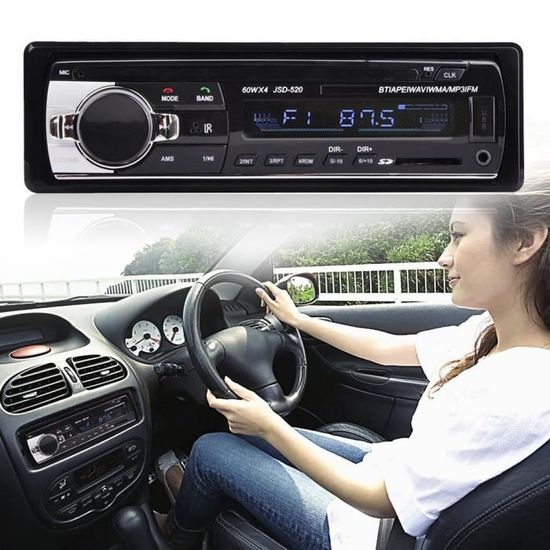 Hodozzy Autoradio 1 Din Dab Bluetooth 5.0 Mains Libres, FM Radio Voiture  Bluetooth Dab Plus avec Télécommande, Supporte EQ/USB/AUX in/SD/TF/ MP3