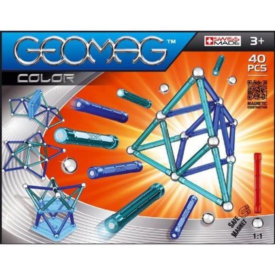 Geomag 252 Jeu de Construction Color 40 Pièces 252 Cdiscount
