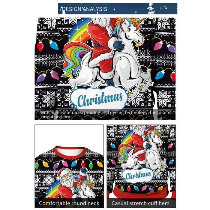 Ton Pull De Noël Est Là ! Homme, Femme, Enfant, Drôle Et Festif