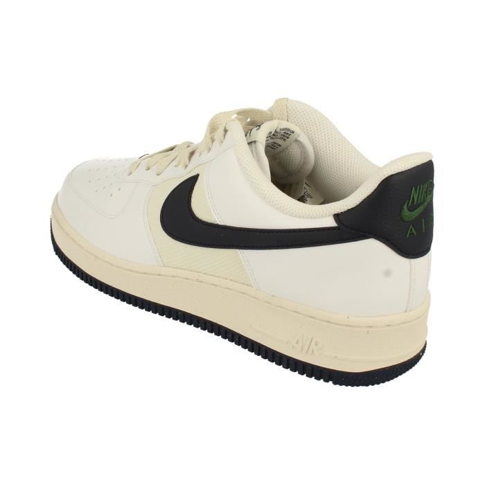Baskets Homme Nike Air Force 1 07 NN en Cuir Blanc Lacets Plat Cdiscount Chaussures