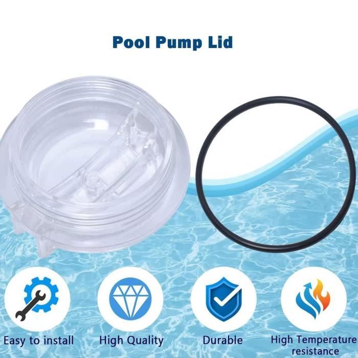 Pièces De Rechange Pour Pompe De Filtre à Sable SF15110 – Couvercle De Crépine Avec Joint Anti-fissure – Installation Facile – Compatible Piscine