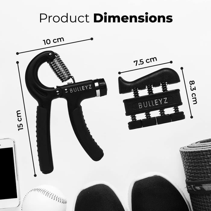 Kit Hand Grip COYUN – 2 Modèles – Musculation, Doigts, Antidérapant