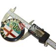 2x Ornements emblème Alfa Romeo, or, logo 74 mm, capot avant, arrière, emblème Gold 147 156 159 Brera Mito, métal[47]-2