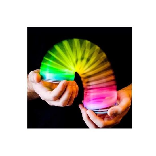 Jouet à Ressort En Spirale Arc-en-ciel Jouet En Plastique Coloré Pour Enfants Illustration Vectorielle Ressort Magique Slinky 70010626