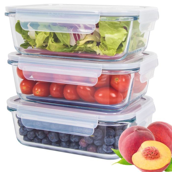 Boite De Conserve En Verre Borosilicate 45 Cl (x 6