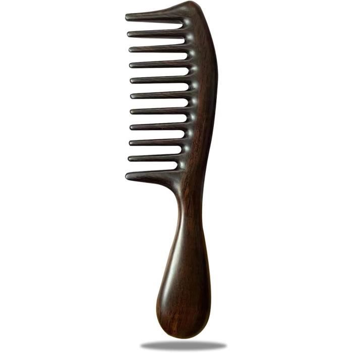 SJBAUTYO 3 pièces Peigne à Dents Larges pour Cheveux Bouclés, Peigne  Démêlant à Dents Larges Peigne à Grandes Dents pour Cheveux Épais et  Ondulés