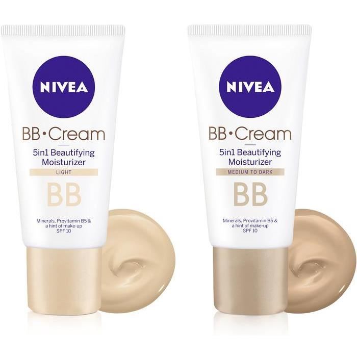 Nivea BB Creme 5 en 1 50ml teinte claire Cdiscount Au quotidien