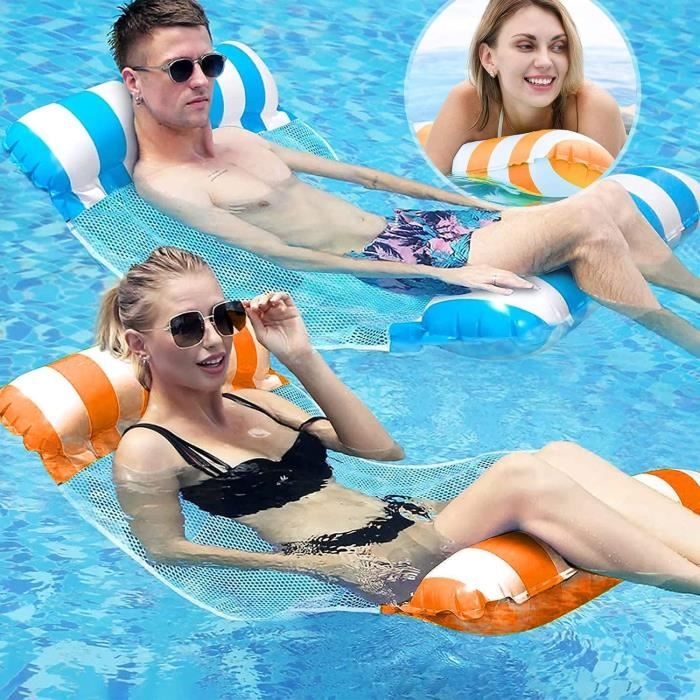 Hamac Flottant Gonflable Pour Piscine, Lit Flottant Pour La Plage