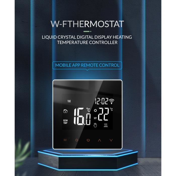 Tuya WiFi Temperaturregler – Mit 1m Sensor, 7-32V & 85-265V, Smart Life App – Für Heizung & Kühlung