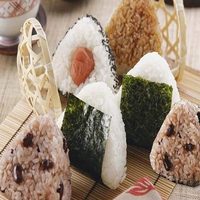 Triangle Onigiri Musubi Riz Moule Japonais Sushi Riz Presse Mold Box Case -  Cdiscount Maison