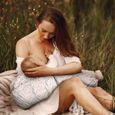 Amilian coussin d'allaitement, coussin de positionnement latéral, idéal pour la grossesse et les petits bébés, Viburnum-3