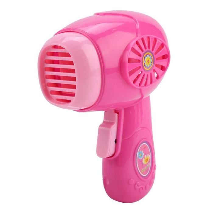 Sèche-cheveux pour enfants à piles AA, enseignement, jouet pour séchoir à cheveux  pour enfants (rose) - Cdiscount
