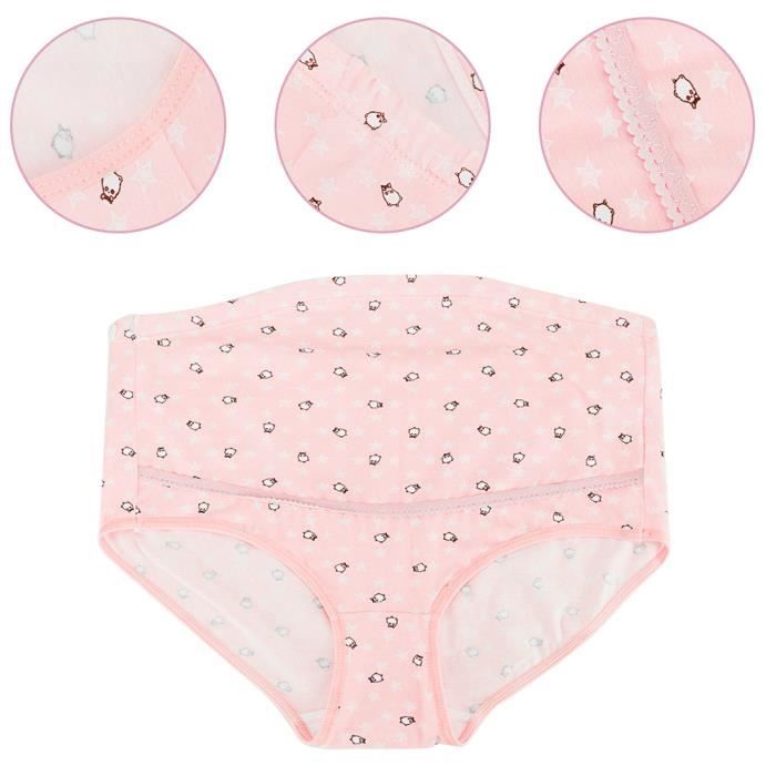 Drfeify Culotte de maternité réglable en coton pour femme enceinte avec  taille haute (rose XXXL) - Cdiscount Puériculture & Eveil bébé