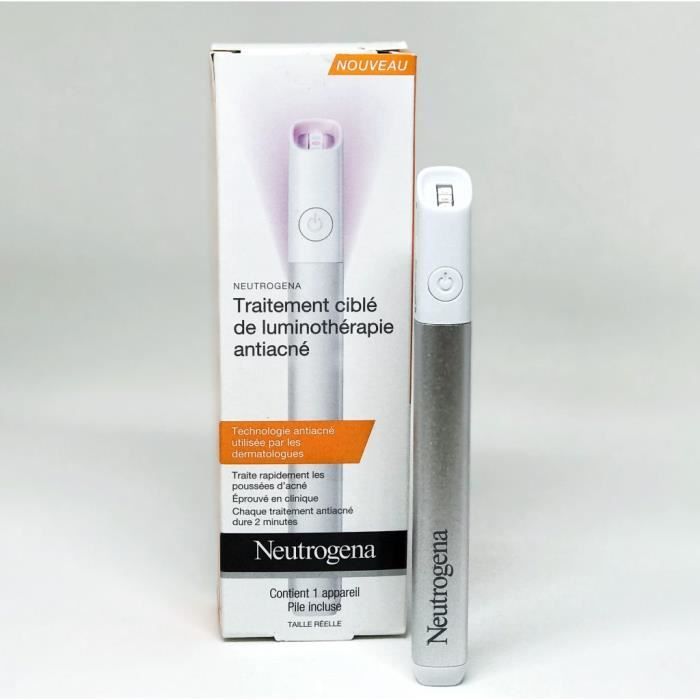 Stylo Luminothérapie Pour Acné Et Taches Brunes - Pour Le Visage - Blanc - Neuf Sous Blister