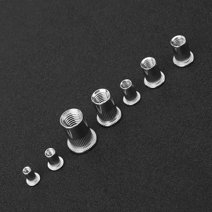 Écrou à rivet en acier inoxydable OMABETA - 160Pcs M3-M10 - différentes ...