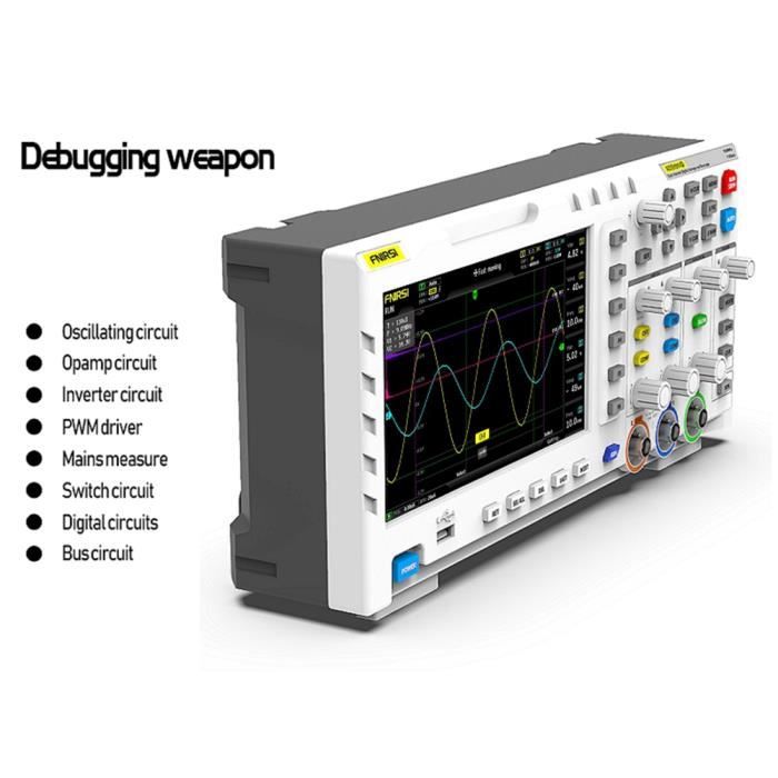 Oscilloscope numérique 650 MHz 2 voies : série GDS-3000A