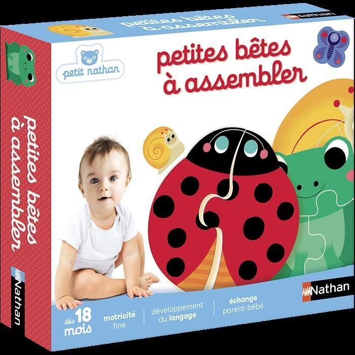 Puzzle - NATHAN - 4 Petites Bêtes à Assembler - Enfant - Mixte - 18 mois -  Cdiscount Jeux - Jouets