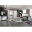 Taliana Laque Blanc Et Argent Ensemble Chambre A Coucher Achat