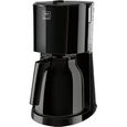 Cafetière filtre MELITTA - Enjoy II Therm Noir 1017-06 - 1000W - AromaSelector - Système anti-gouttes-0