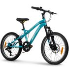 Velo VTT Enfants Huffy Extent 20 Pouces - Shimano 6 Vitesses - 6 à 9 ans - bleu aqua