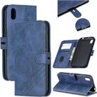 Housse pour téléphone - FRANCIS-R - Huawei Y5 2019 - PU Cuir - Antichoc - Bleu