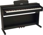 Piano numérique meuble WOODBRASS DP2 - Toucher lourd réaliste 88 touches - Bluetooth - Noir