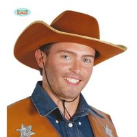 Chapeau de Cowboy en Feutre - Marron