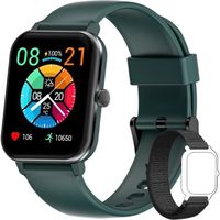 Montre connectee intelligente Smartwatch Sport pour Femmes Hommes,Bluetooth,Grand écran de 1,69', oxymètre, thermomètre FeipuQu