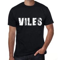 Homme Tee-Shirt Viles T-Shirt Vintage Noir