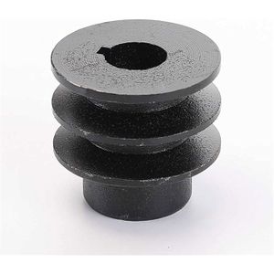 Greenstar Poulie Clavetée Gorge Trapézoïdale – Ø Ext. 88,90 Mm / Ø Int. 25,40 Mm – Acier FR773