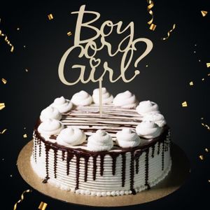 Figurine décor gâteau Décoration Gateau Cake Topper, Gender Reveal Bébé 