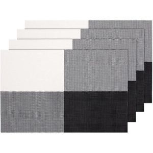 Set De Table Noir Et Blanc Achat Vente Pas Cher