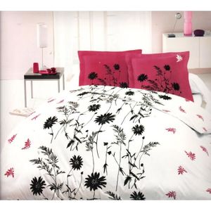 4 pi/èces 140x190cm Lit 2 Places Parure de Drap - Esprit