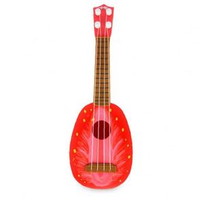 UKULÉLÉ Un pack 4 cordes Mini Ukulele Développement de guitare Musique Instrument Style de fruit Enfants jouet cadeau de la fraise de fraise