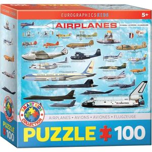PUZZLE 1000 Piece Planes Puzzle, Eurokids-0086, 100[u3901