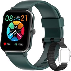 Montre connectée sport Montre connectee intelligente Smartwatch Sport pour Femmes Hommes,Bluetooth,Grand écran de 1,69', oxymètre, thermomètre FeipuQu