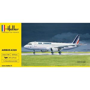 AVION - HÉLICO Maquette avion - HELLER - Airbus A320 - Kit de 34 