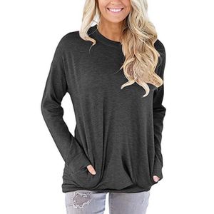 T-Shirt Sport Femme Hiver Polaire Chaud Manches Longues Running
