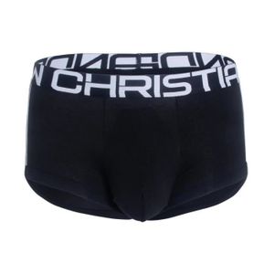 BOXER - SHORTY Andrew Christian - Sous-vêtement Hommes - Boxers Homme - TROPHY BOY® For Hung Guys Boxer Black - Noir