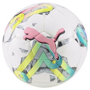 BALLON DE FOOTBALL Ballon de football Puma Orbita 5 HS - blanc/rose/jaune - Taille 5