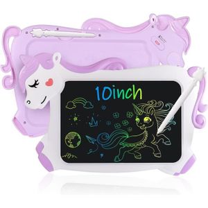 ARDOISE ENFANT Tablette D'écriture Enfant LCD, 10 Pouces Effacabl