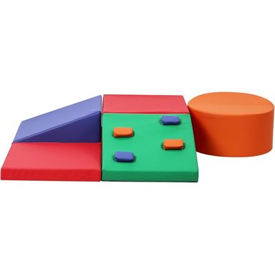 Améliorations de sécurité en 7 pièces pour blocs d'escalade pour bébé - Blocs d'escalade en mousse pour tout-petits de 1 à 3 ans - Puzzle et exercice pour bébé - Grand ensemble