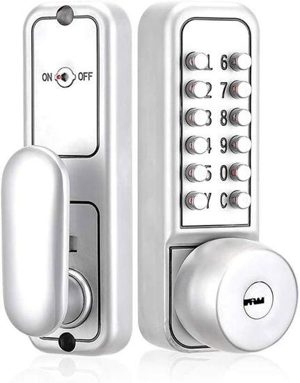 Serrure De Secours Pour Porte De Garage - Déverrouillage Manuel à Clé, Compatible La Plupart Des Marques
