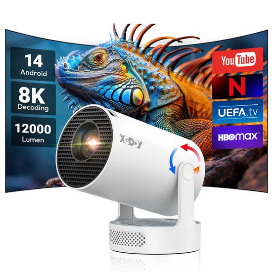Xgody Mini Vidéoprojecteur Portable Android 11 WiFi 6 Review: Le Cinéma
