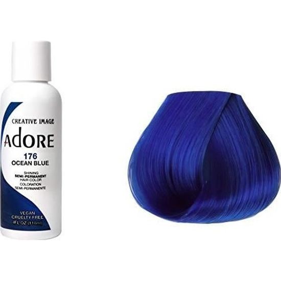 Creative Image Adore Brillant semi-permanent Couleur des cheveux 176 Ocean Blue 118ml