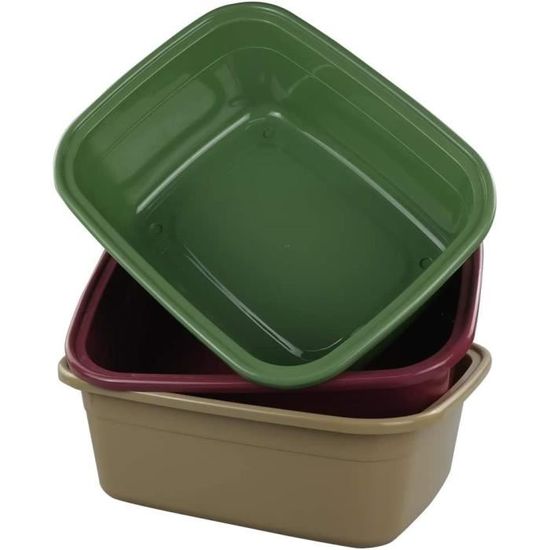 Paris Prix - Bassine Ronde "plastique" 8l Gris | Leroy Merlin